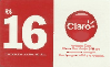 84166  NOV/10	VANTAGEM CLARO: CLIENTE CLARO CARTO GSM...	ABN	16