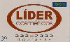 0497  SP  11/01  Lider Cosmticos Tir.10.000 Interp.30C