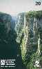 25056  CTBC  07/98  Mata Atlântica ( Canyon do Itaimbezinho ) Tir. 190.000 Interp. 20C
