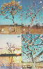 15448  GO  12/03  Árvores do Cerrado ( 4 cartões ) Tir. 75.000 ICE 40C