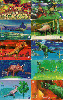 04255  SC  10/00  Dinossauros  ( 10 Cartões ) Tir. 70.000 ICE 30C