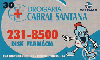 16907  BA  02/00  Drogaria Cabral Santana  Tir. 5.000 Interp. 30C