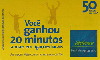 6860  SP  07/09  Você ganhou 20 minutos Tir. 70.100 Interp. 50C