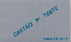 22446  Cartão para Teste ( Fundo Cinza )