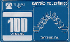 22496  TB  Cartão Telefônico Experimental ( 100 Créditos ) CPQD  Fundo Azul