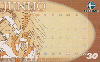 18773  CE  06/01  Calendário  ( Junho )  Tir. 180.000 CSM 30C