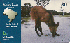 28342 DF 01/01 Animais Daqui ( Lobo Guará ) Tir. 3.000 ICE 30C ( COM CARIMBO )
