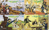 15528  GO  08/04  Independência do Brasil ( 4 cartões ) Tir. 590.340 ICE R$ 4,08