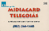 14061  GO  02/99  Midiacard  Telegoiás  Tir. 100.000 ICE 20C