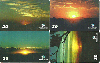 01322A  MG  06/01  Por do Sol ( 4 Cartões ) Tir. 250.000 CSM 30C
