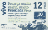 82228  04/10  Recarga muito, muito, muito econônica Vivo  TECNOFORMAS  12  (Lote 17)