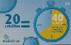 29450  DF  02/06  Cartão 40 Minutos Tir. 2.259.000 Interp. 20C