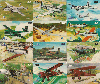 1837  RJ   Aeronaves do Museu Aeroespacial  ( 14 Cartões ) Tir. 200.000 ABNC 30C