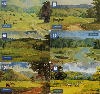 4293  SP  02/02  Paisagens Rurais ( 6 Cartões ) 275.00 E 500.000 Interp. 30/60C